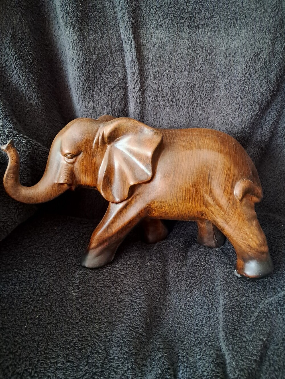 Wooden Elephant Statue Animal Kingdom